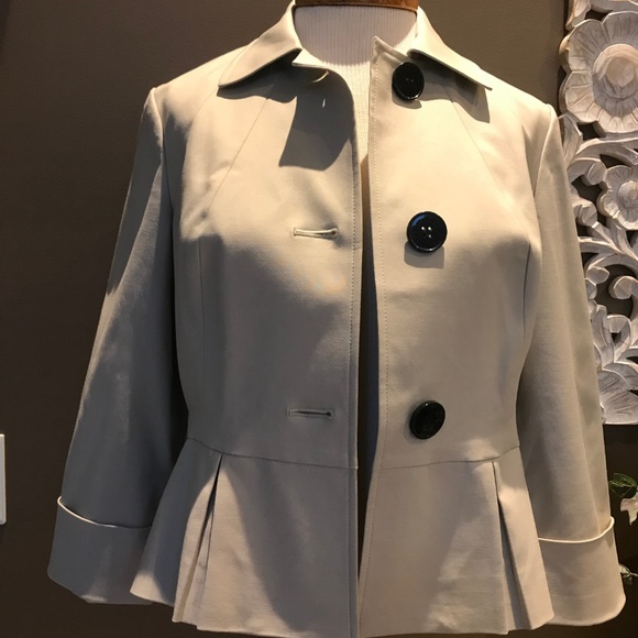 Anne Klein Belted Peplum Jacket - Picture 4 of 8